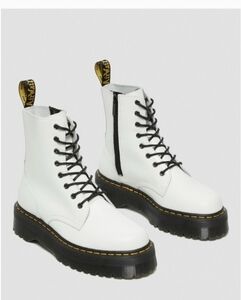 Dr. Martens Jadon Boot Smooth Leather Platforms, Size 6 US